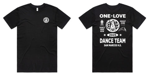 Spirit Wear - SMDT Black T Shirt (two sided)