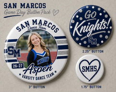 FALL 26-27 - Personalized Game/Competition Day Button Pack