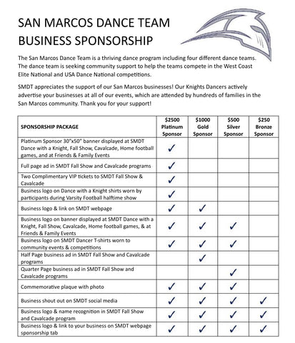 NEW: Business Sponsorship Opportunities