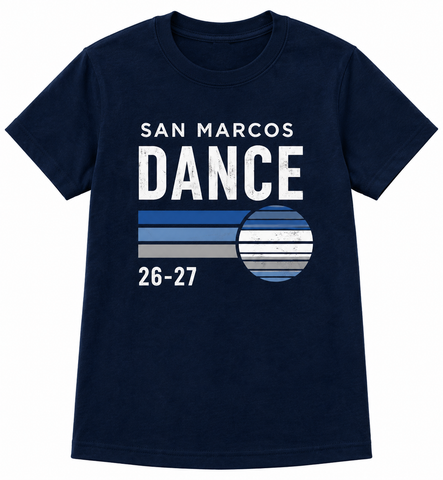 FALL 26-27 - T-shirt - Navy Blue Crew Neck